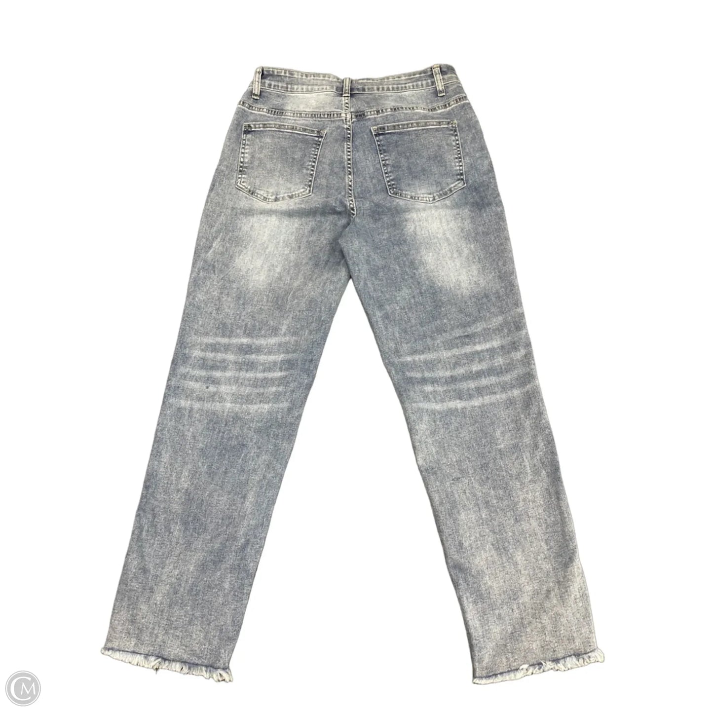 Jeans Straight By Coco And Carmen In Blue Denim, Size: L