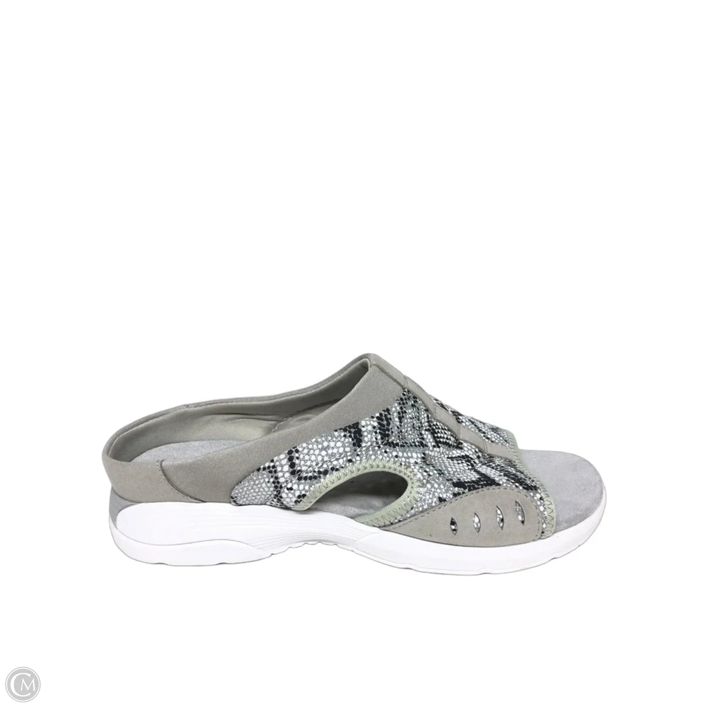 Sandals Flats By Easy Spirit In Grey, Size: 8.5