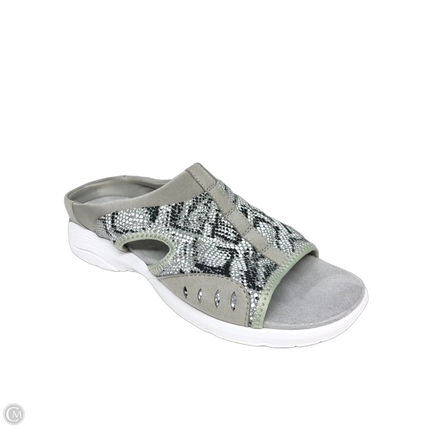Sandals Flats By Easy Spirit In Grey, Size: 8.5