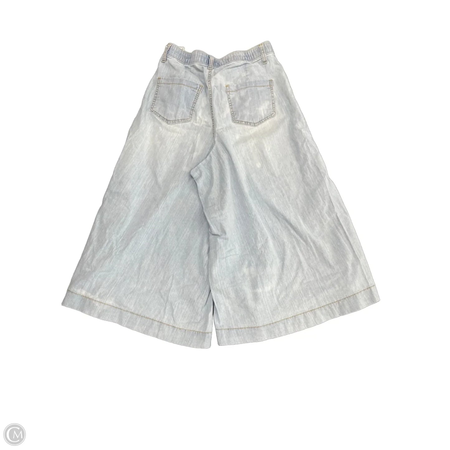 Pants Cropped By Cme In Blue, Size: M