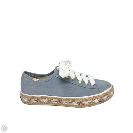 Shoes Sneakers By Keds In Blue & White, Size: 9