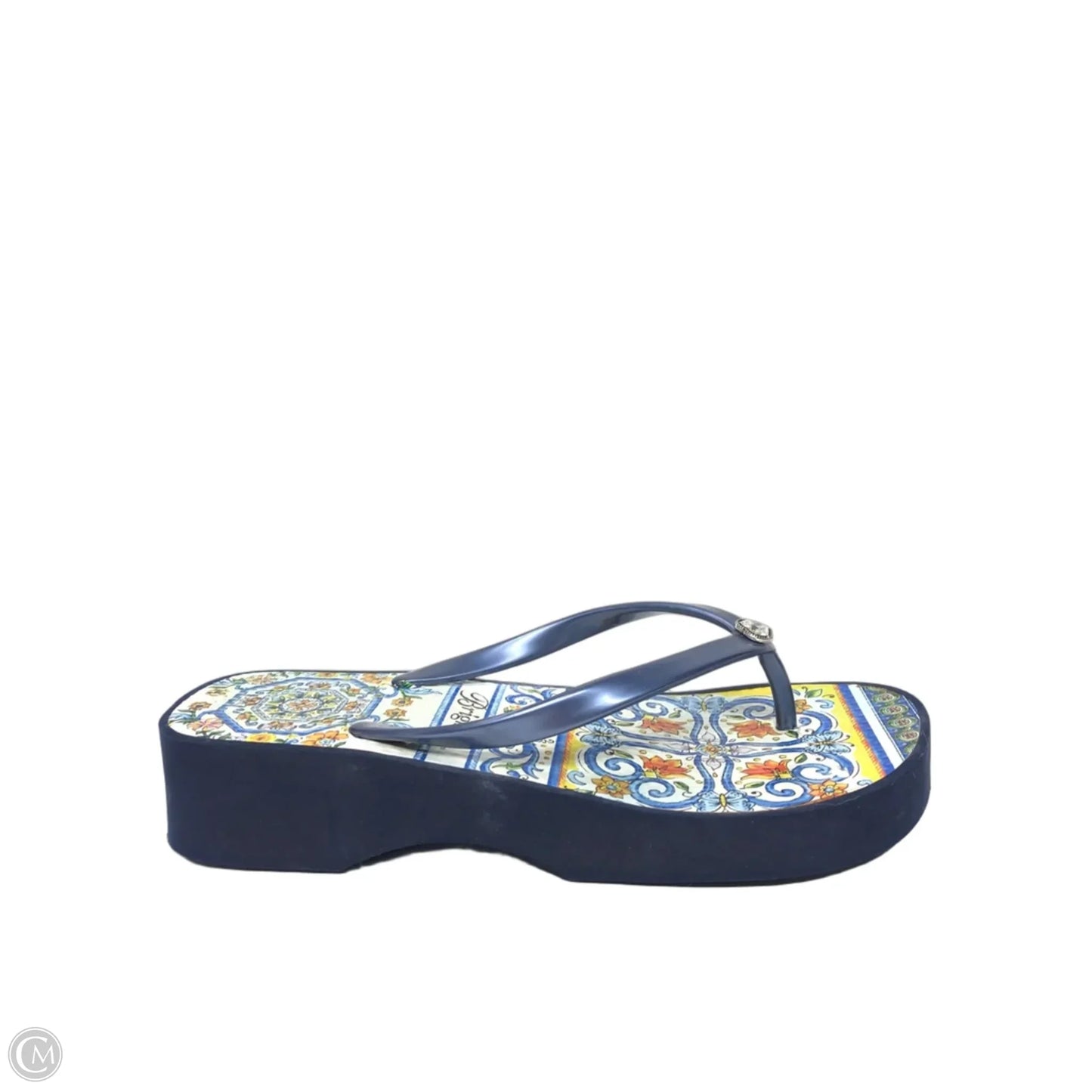 Sandals Flip Flops By Brighton In Navy, Size: 6