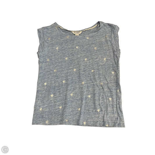 Top Short Sleeve Basic By Tommy Bahama In Blue & Silver, Size: S