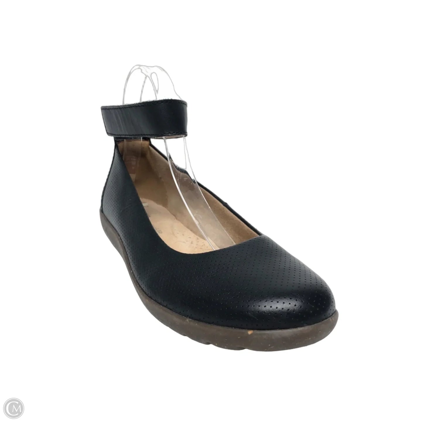 Shoes Flats By Clarks In Black, Size: 8.5