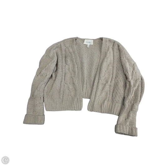 Sweater Cardigan By Jessica Simpson In Beige, Size: Xs