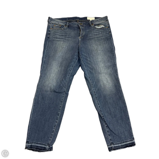 Jeans Skinny By Vince Camuto In Blue Denim, Size: 18
