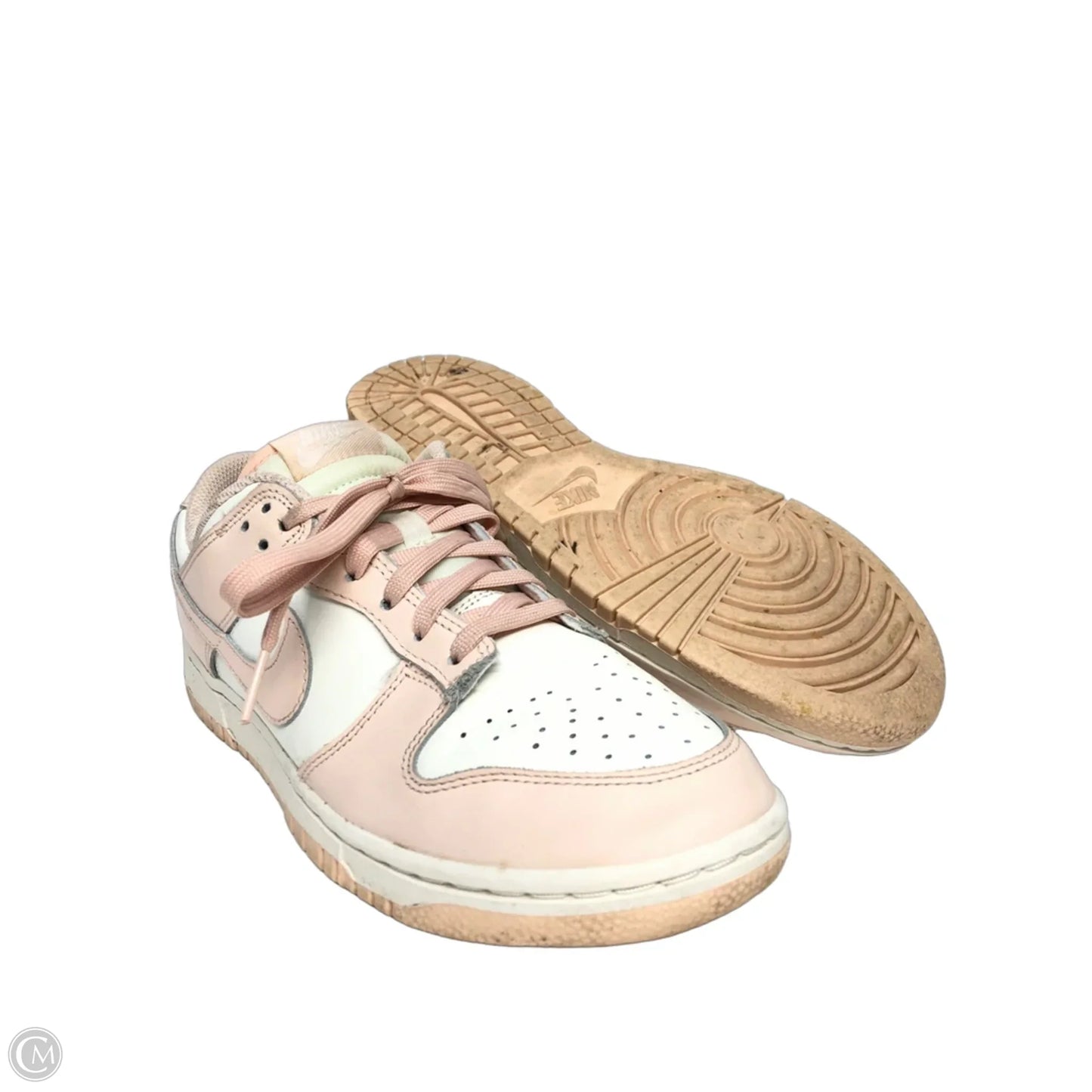 Shoes Sneakers By Nike In Pink & White, Size: 8