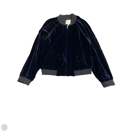 Jacket Other By Joie In Black & Blue, Size: L