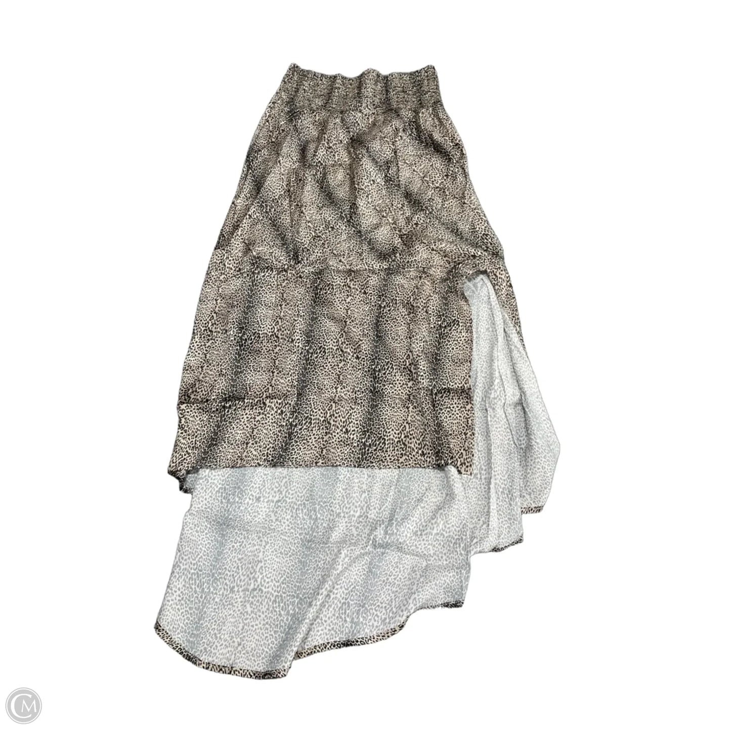 Skirt Midi By Chaser In Animal Print, Size: L