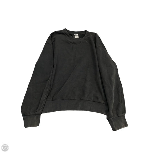 Sweatshirt Crewneck By Gap In Black, Size: Xl