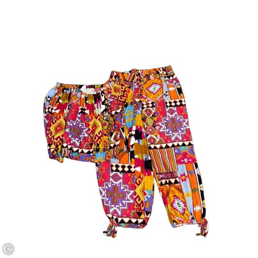 Pants Set 2pc By Christian Siriano In Multi-colored, Size: L