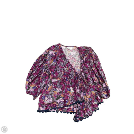 Top Long Sleeve By Target-designer In Purple, Size: L
