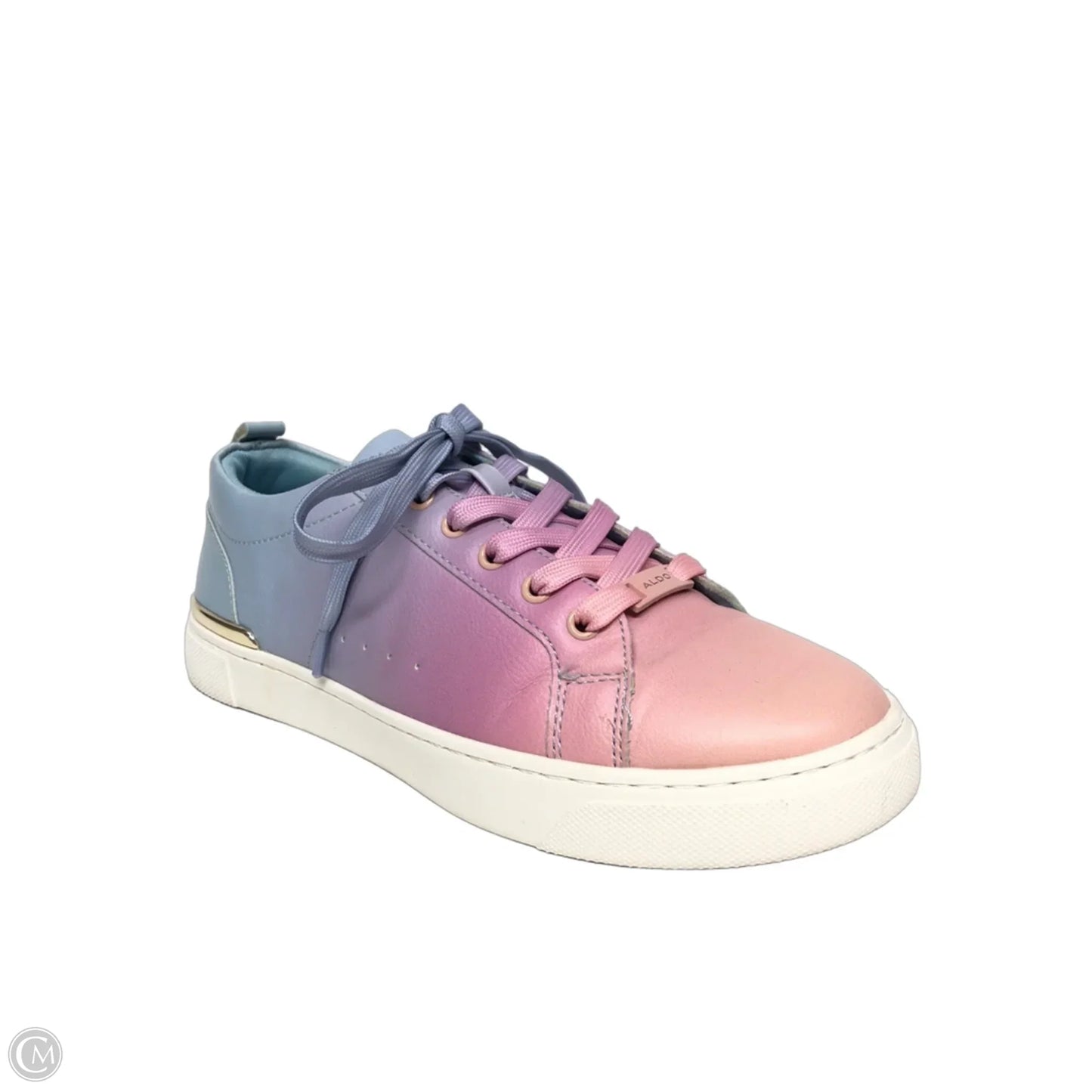 Shoes Sneakers By Aldo In Blue & Pink, Size: 7.5