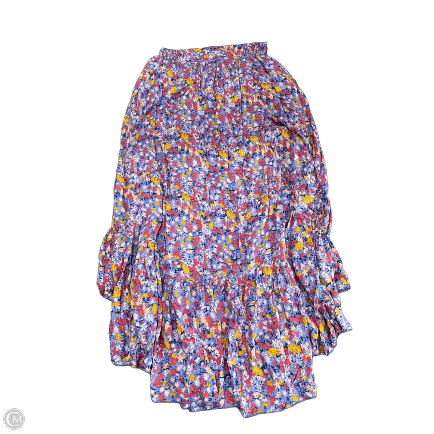 Skirt Set 2pc By Free People In Blue & Red, Size: L