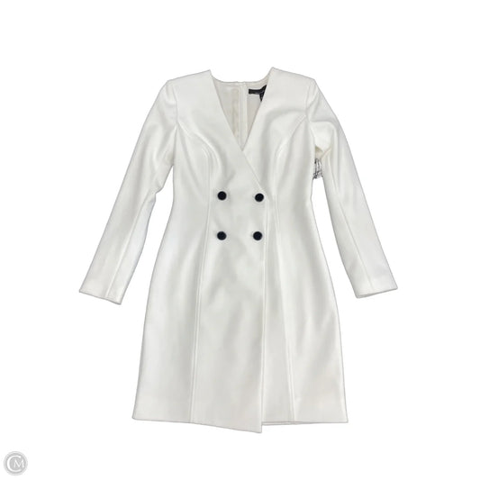 Dress Work By White House Black Market In White, Size: 0