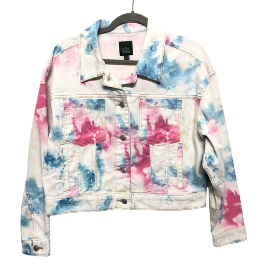 Blue & Pink Jacket Denim Wild Fable, Size M