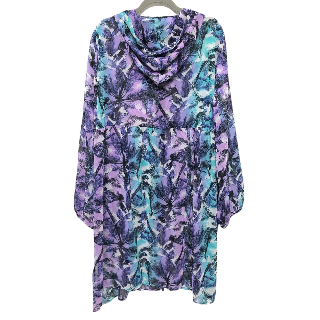 Blue & Purple Swimwear Cover-up Torrid, Size 3x