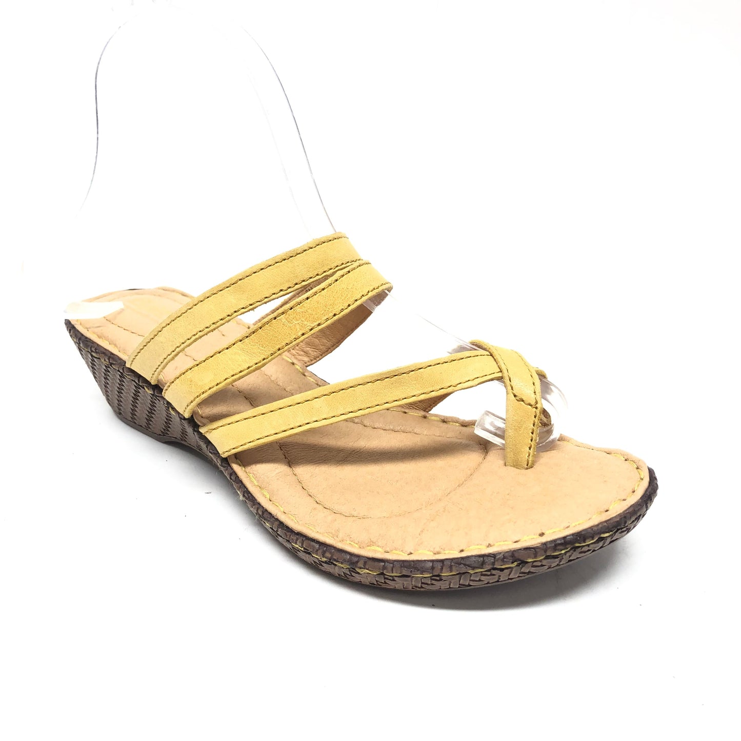 Sandals Flats By Born In Yellow, Size: 7