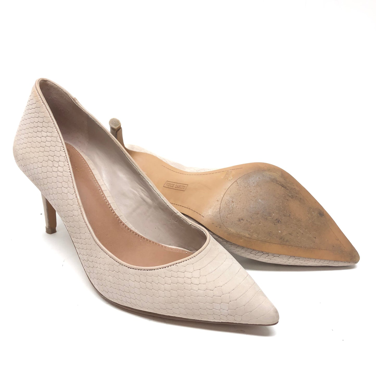 Shoes Heels Stiletto By Vince Camuto In Beige, Size: 8.5