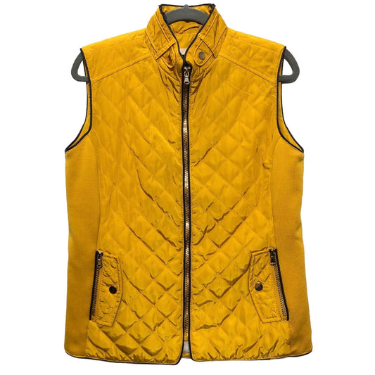 Vest Puffer & Quilted By Clothes Mentor In Yellow, Size: S