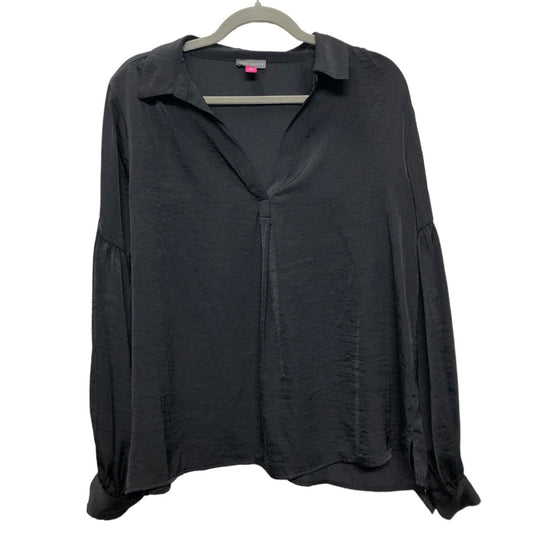 Top Long Sleeve By Vince Camuto In Black, Size: M