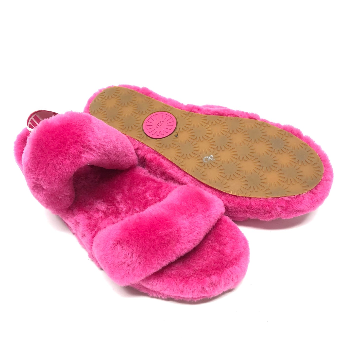 Sandals Flats By Ugg In Pink, Size: 11