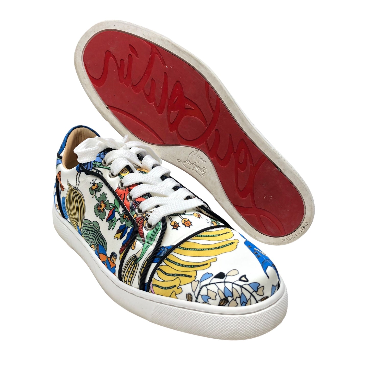 Shoes Luxury Designer By Christian Louboutin In Multi-colored, Size: 8