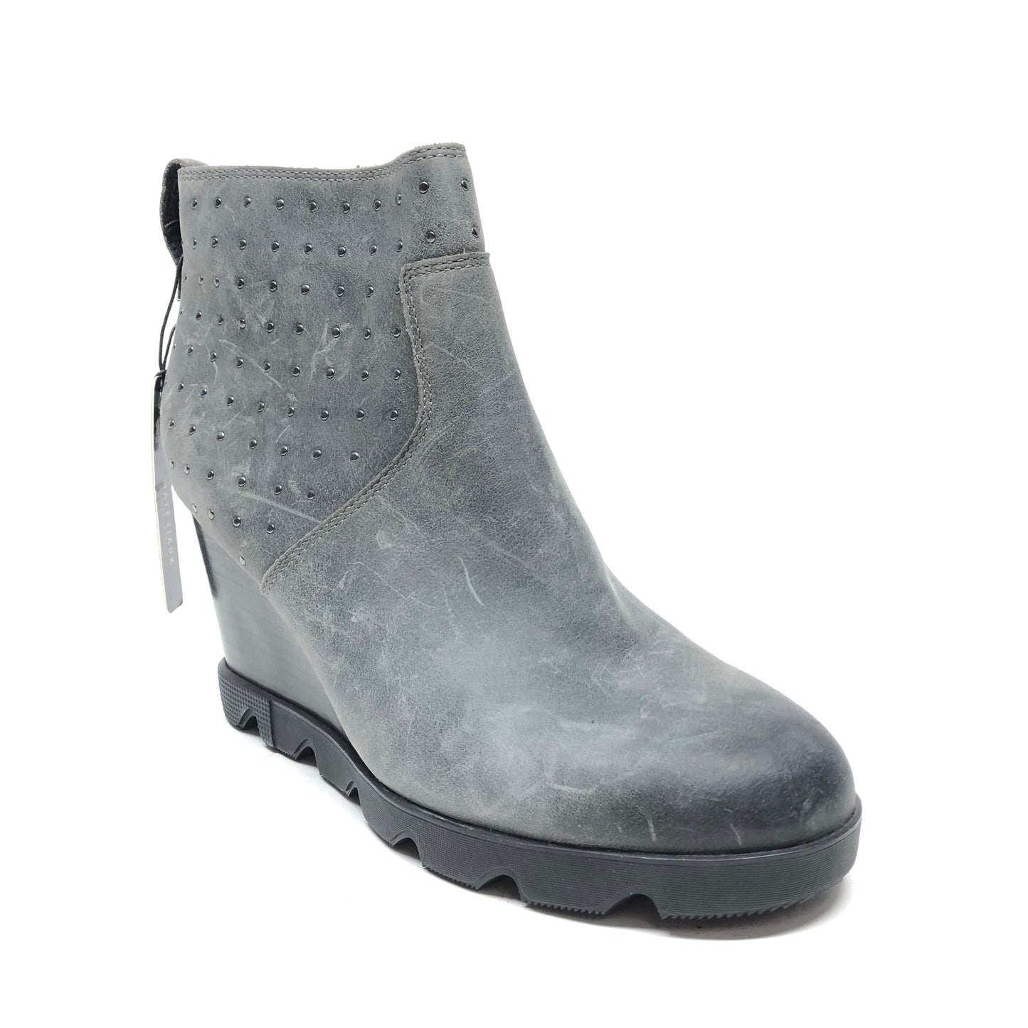 Boots Ankle Heels By Sorel In Grey, Size: 10.5