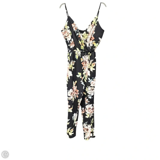 Jumpsuit By Boohoo Boutique In Black & Orange, Size: 10