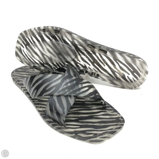 Sandals Flats By Anthropologie In Black, Size: 6