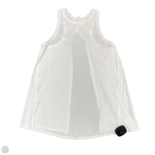 Athletic Tank Top By Lululemon In White, Size: 2