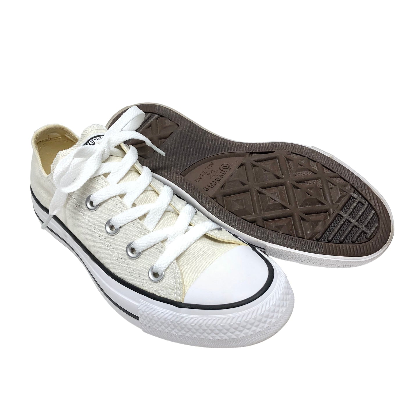 White Shoes Sneakers Converse, Size 6