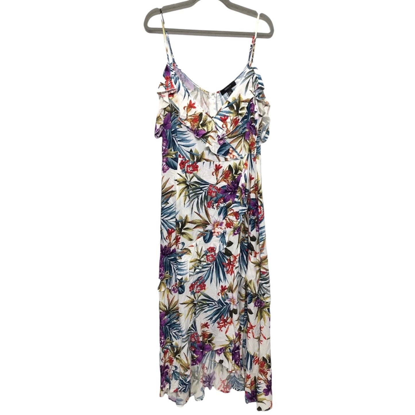 Tropical Print Dress Casual Maxi Forever 21, Size 1x