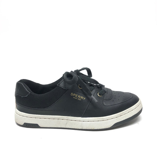 Black Shoes Sneakers Sperry, Size 6.5