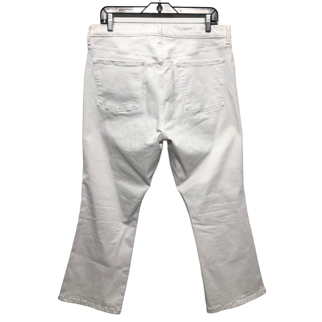 White Jeans Cropped Banana Republic, Size 14