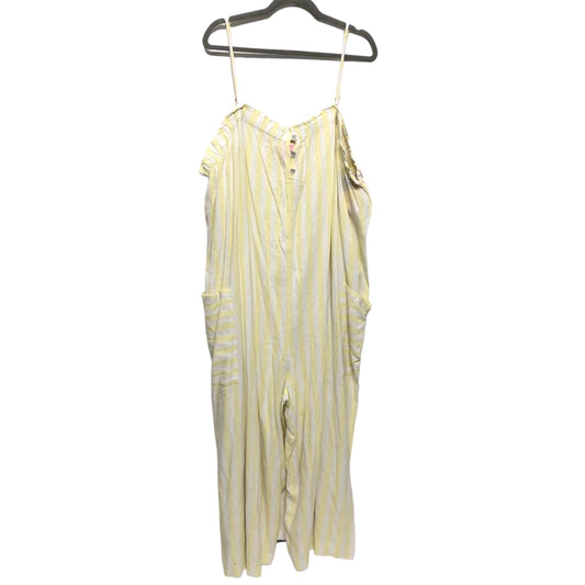 White & Yellow Jumpsuit Target-designer, Size 3x