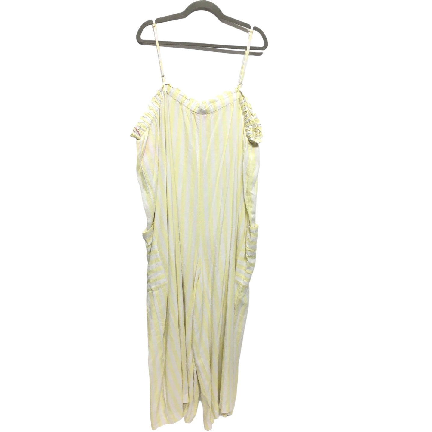 White & Yellow Jumpsuit Target-designer, Size 3x