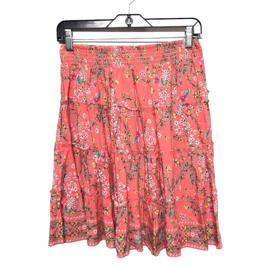 Skirt Mini & Short By Max Studio In Floral Print, Size: S