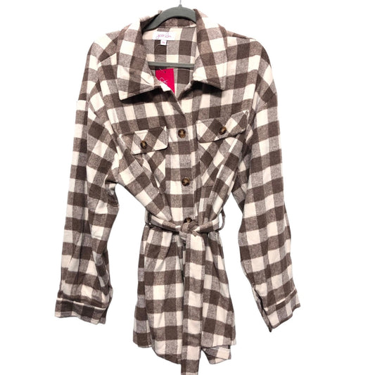 Jacket Shirt By Cmc In Plaid Pattern, Size: 2x