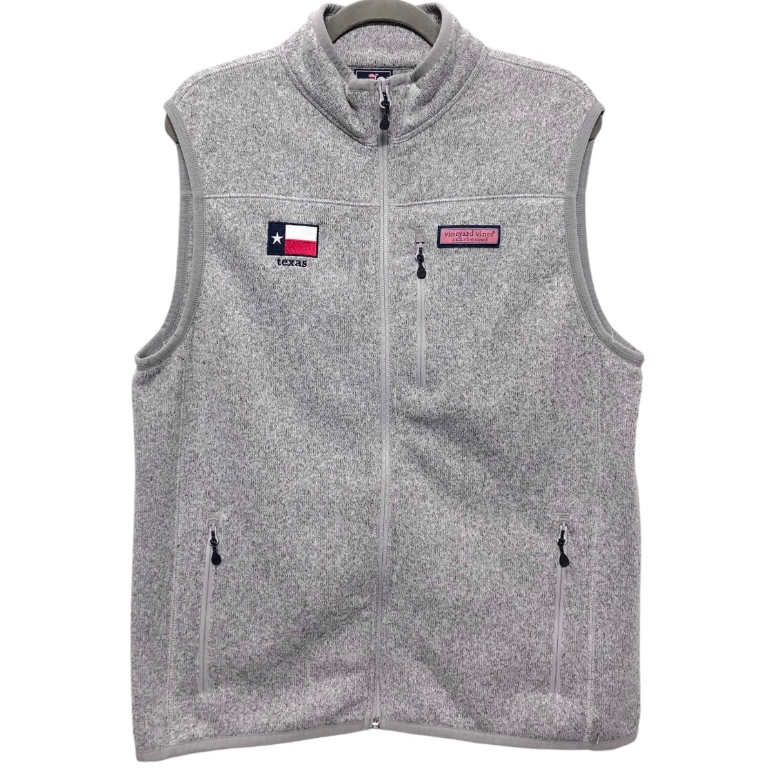 Vest Fleece By Vineyard Vines In Grey, Size: M