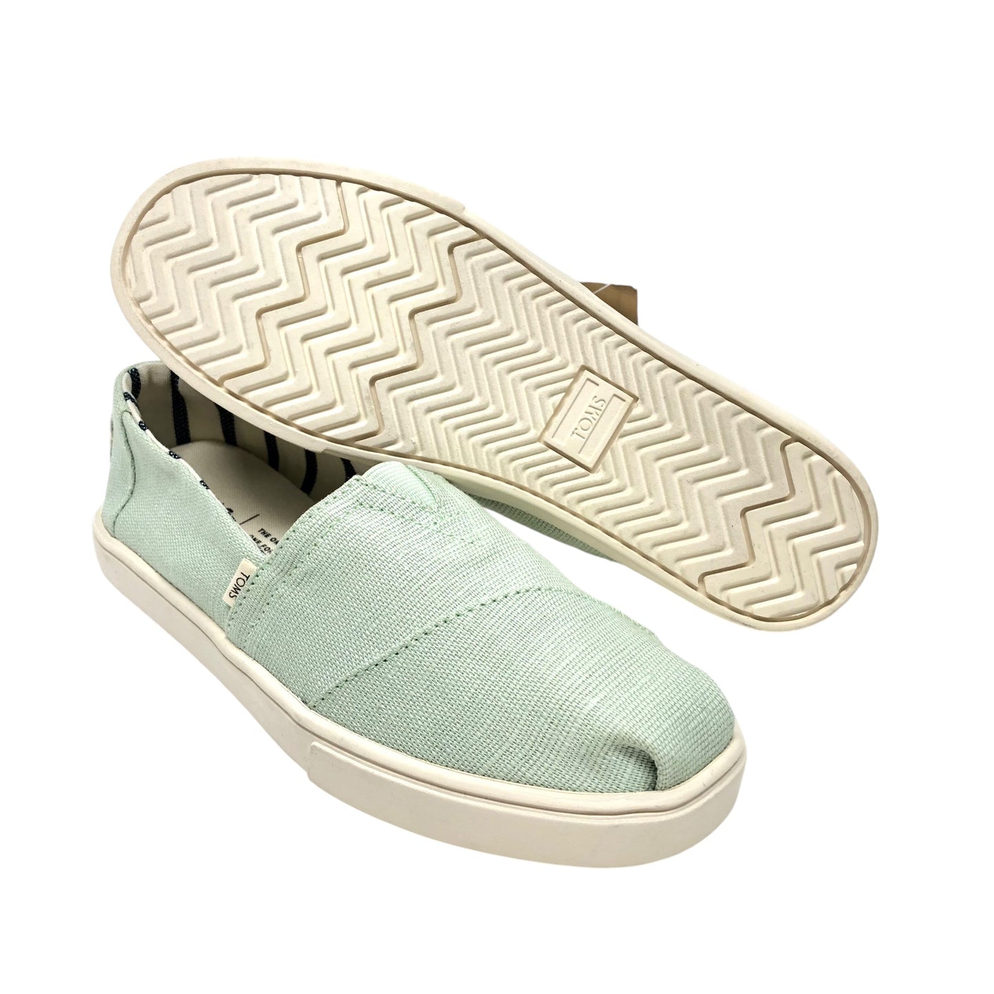 Shoes Flats By Toms In Green, Size: 6.5