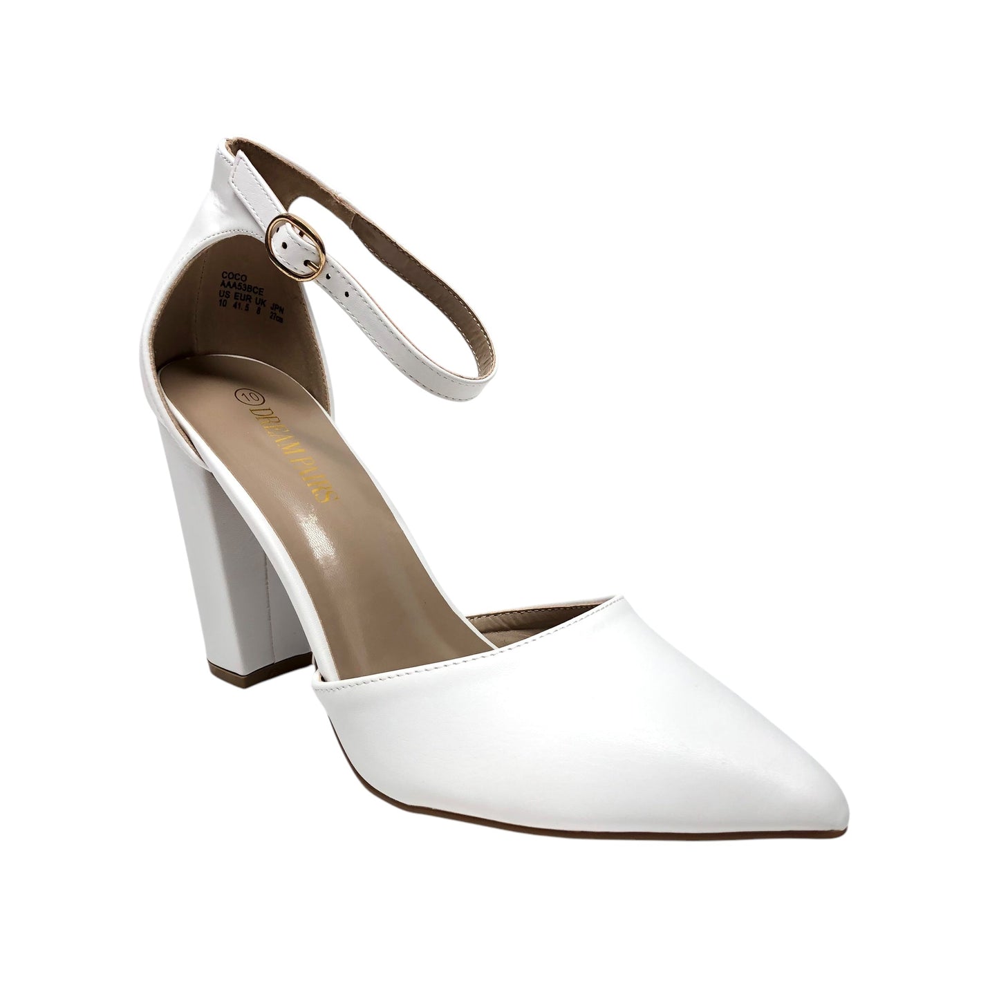 Shoes Heels Block By Clothes Mentor In White, Size: 10