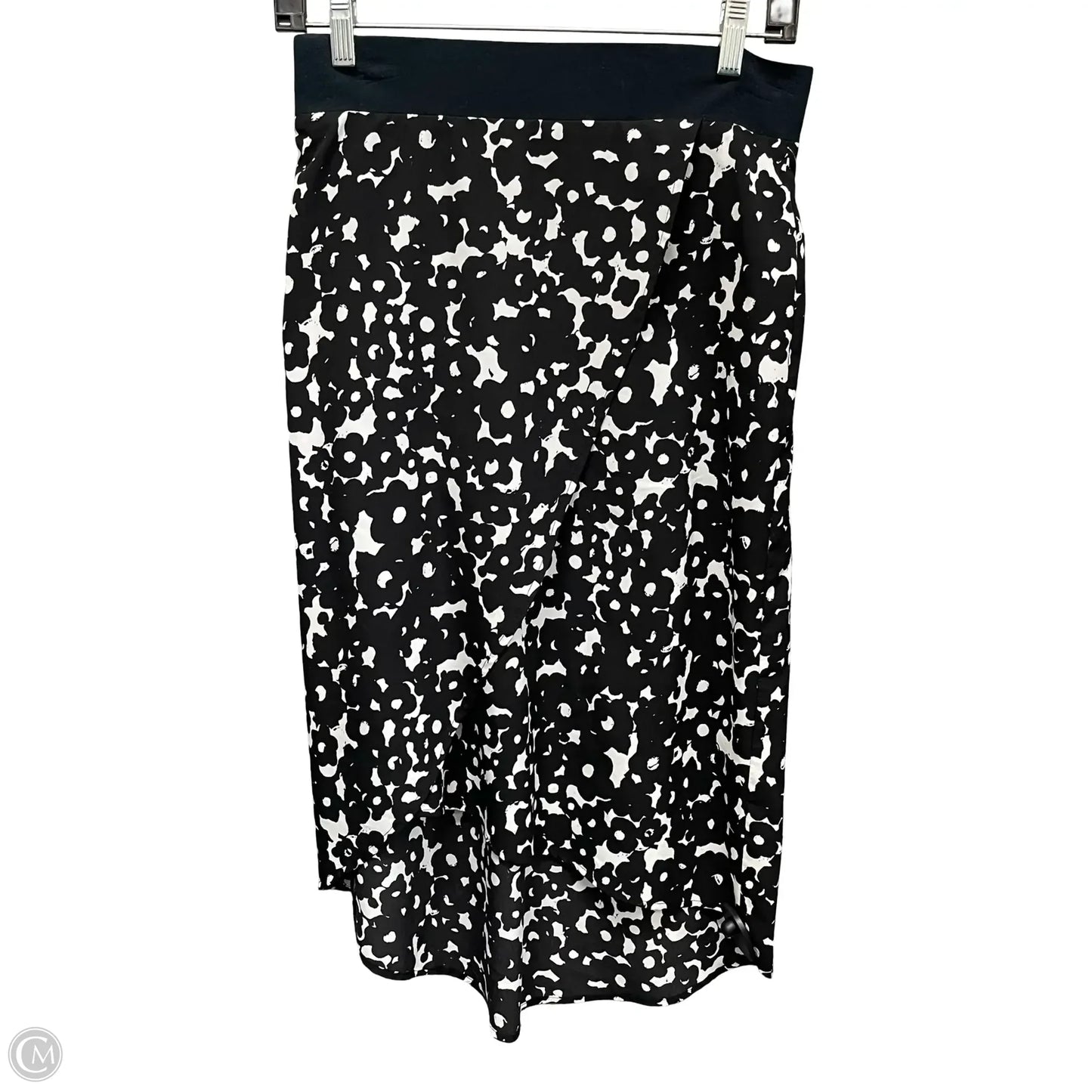Skirt Midi By Cabi In Black & White, Size: Xs