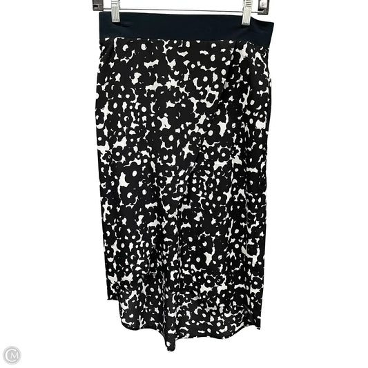 Skirt Midi By Cabi In Black & White, Size: Xs
