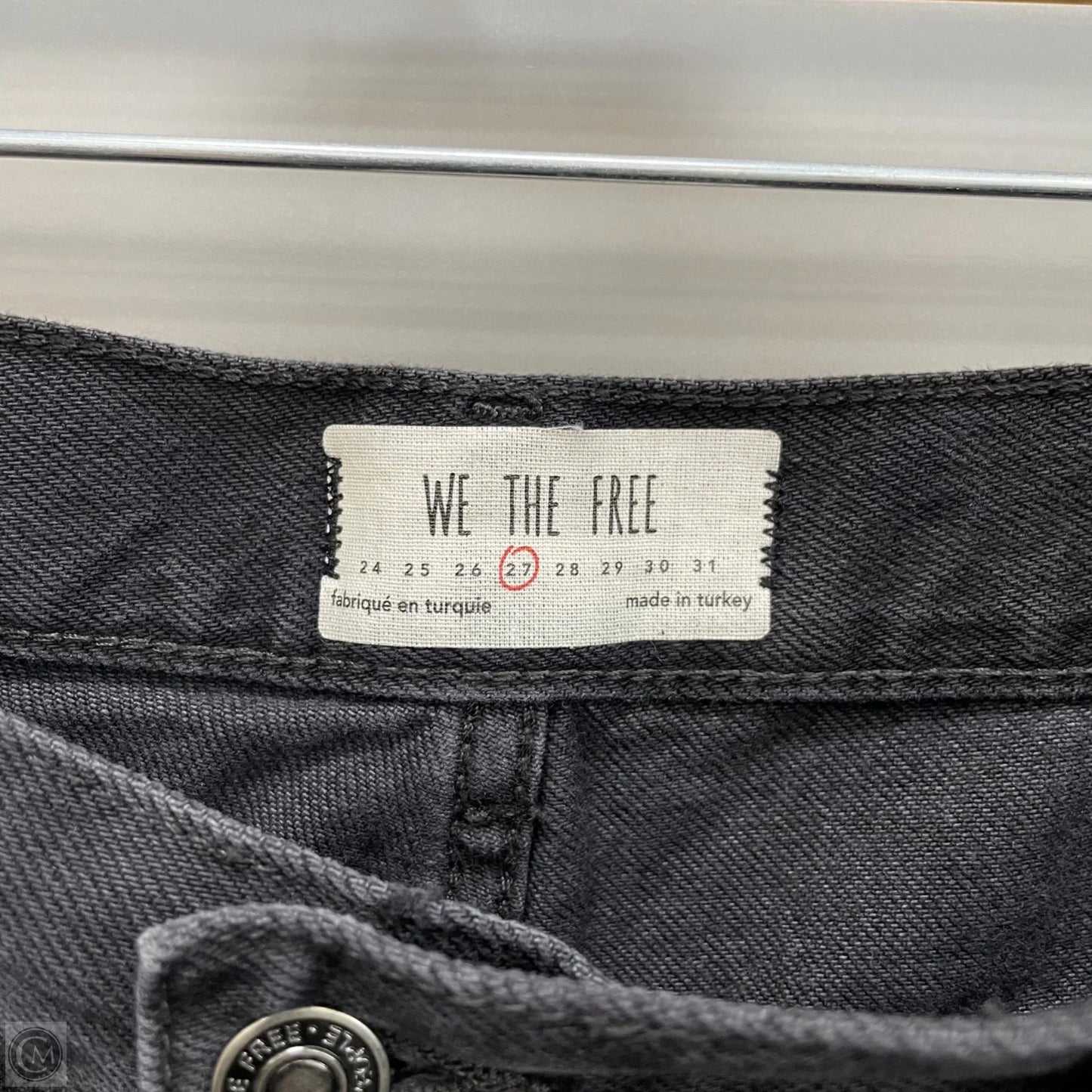 Jeans Straight By We The Free In Grey Denim, Size: 4
