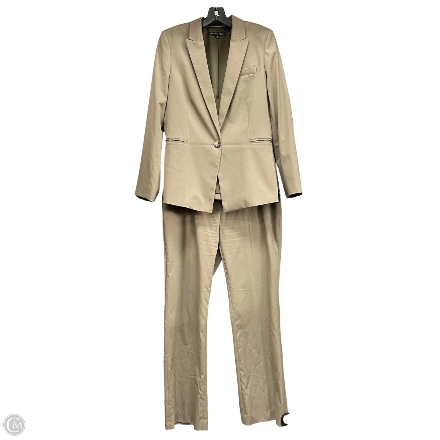 Pants Suit 2pc By Antonio Melani In Taupe, Size: 8