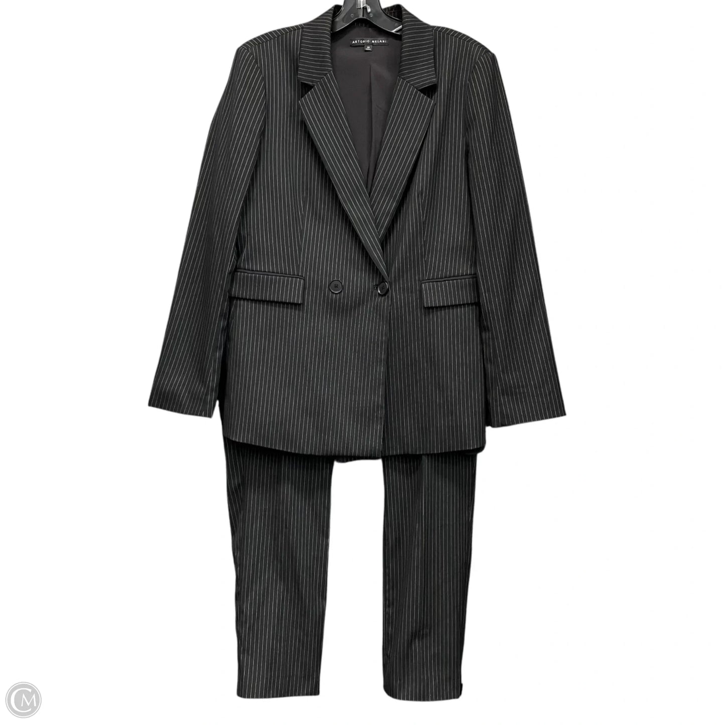 Pants Suit 2pc By Antonio Melani In Black & White, Size: 10