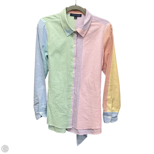 Top Long Sleeve By Tommy Hilfiger In Multi-colored, Size: M