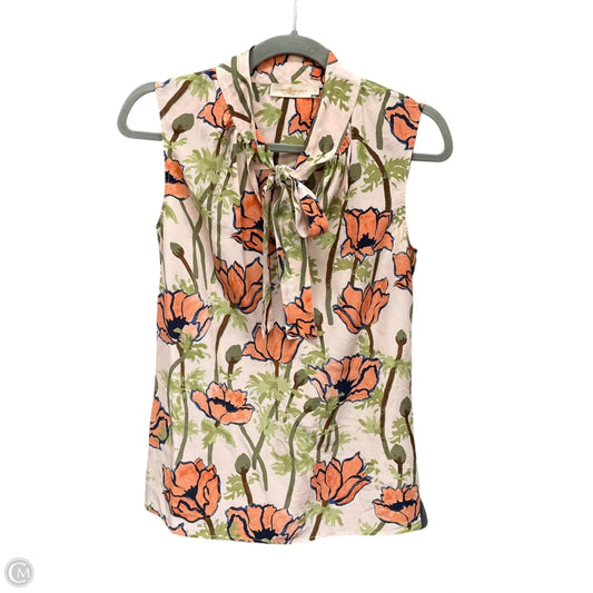 Top Sleeveless Designer By Tory Burch In Pink, Size: 2