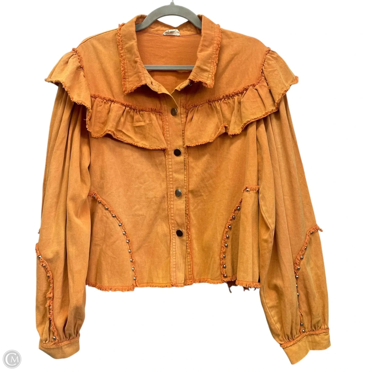 Jacket Other By Pol In Orange, Size: M